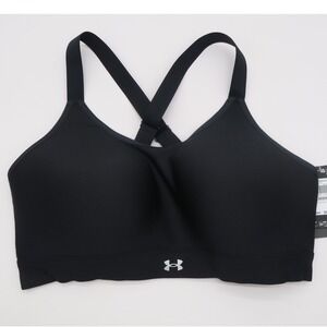Under Armour Continuum High Sports Bra Black 3X 1372985 High Impact Support NWT